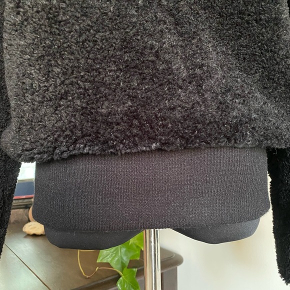 SAM Boucle Faux Shearling Nala Outdoor Coat Water Resistant Bomber Jacket - Picture 8 of 16